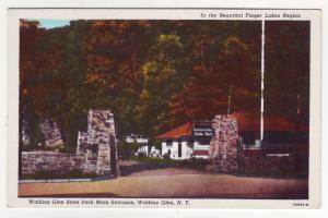 P548 JLs old watkins glen state park entrance, walkins glen new york