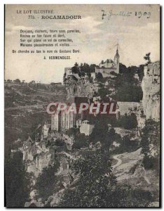 Old Postcard Rocamadour