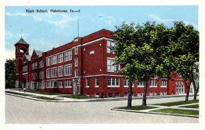 Oskaloosa, Iowa - A view of the HIgh School - from the 1920s