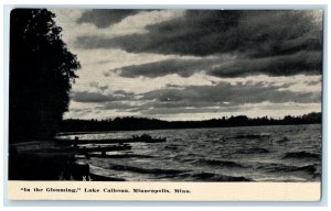 c1910 In The Gloaming Lake Calhoun Exterior View Minneapolis Minnesota Postcard