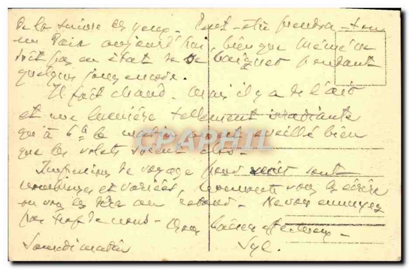 Old Postcard Algiers Mosque El Djedid and Government Place