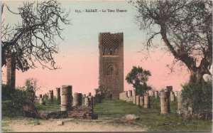 Morocco Rabat Le Rout Hassan Vintage Postcard 03.83