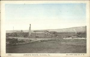 Altoona PA Juniata Shops c1905 Postcard