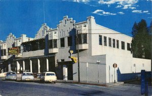 CA, California  AUBURN HOTEL  Roadside  PLACER COUNTY  50's Cars CHROME Postcard