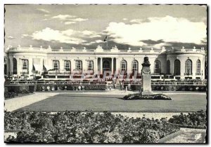 Postcard Modern Fleurie Deauville Beach Casino and gardens