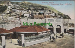 Gibraltar Postcard - Moorish Market & Casemates Gate  RS33126