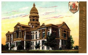 Wyoming  Cheyenne State Capitol , Gold embossed