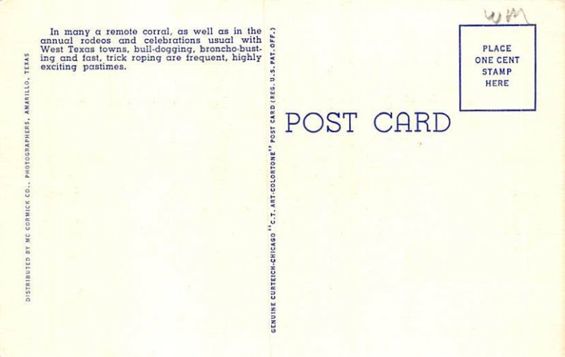 Bull Dogging West, Texas USA View Images 