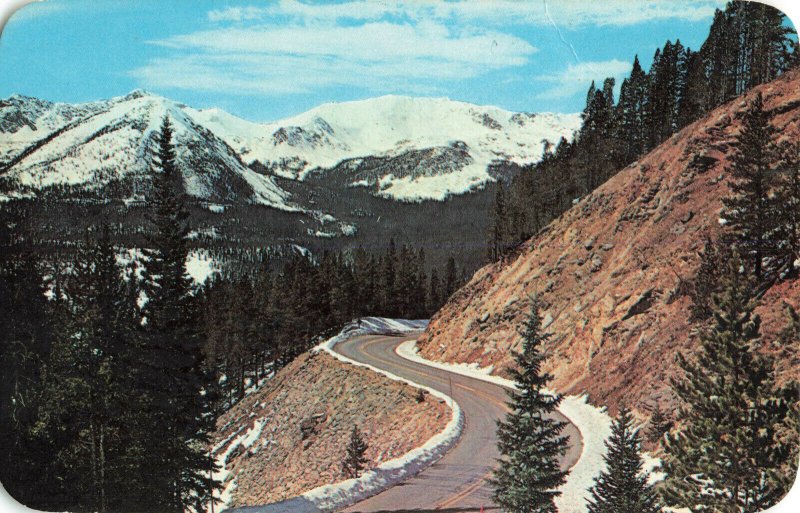 Postcard Trail Ridge Road Rocky Mountains National Park Colorado