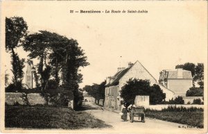 CPA Bernieres La Route de Saint-Aubin FRANCE (1286892)
