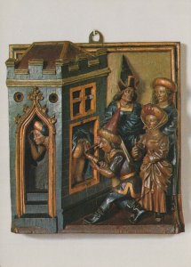 Belgium Postcard - Relief Depicting a Surgical Treatment of Hemorrhoids RRR1040