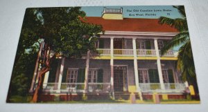 The Old Caroline Lowe Home Key West Florida Postcard 21 Florida Keys Printing