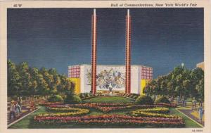 New York World's Fair 1939 The Hall Of Communications Curteich