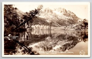 Gull Lake and Carson Peak Mono Co California RPPC Frashers Photo Postcard X21
