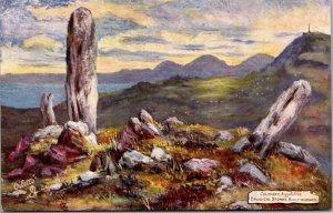 Druidical Stones Buile-Riabhach Tucks 7552 Bonnie Scotland Vintage Postcard A52