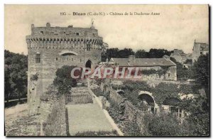 Postcard Old Dinan Chateau de la Duchesse Anne