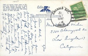 11947 Virginia City Nevada Street Scene Autos Roberts Postcard 25-11143