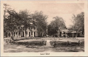 Romania Lacul Sarat Braila, Lacu Sărat Brăila Vintage Postcard C098