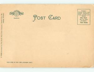 Unused Pre-1907 CITY HALL Kansas City Missouri MO v4120