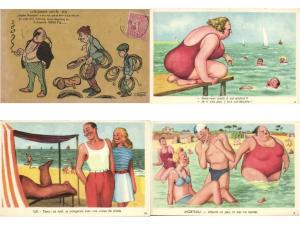 HUMOUR COMIC 105 CPA pre- 1950