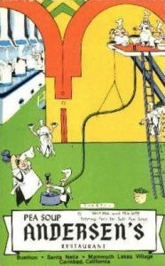 Andersens Restaurant - Carlsbad, California CA Postcard