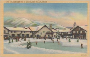 Postcard Challenger Inn in Winter Sun Valley Idaho ID