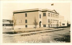 Anchorage Alaska 1930s RPPC Photo Postcard High School 12813