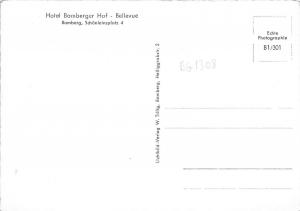 BG1308 hotel bamberg hof bellevue schonleisplatz car  CPSM 14x9.5cm  germany