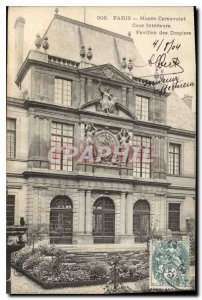 Old Postcard Paris Musee Carnavalet Inner Court Pavilion Drapers