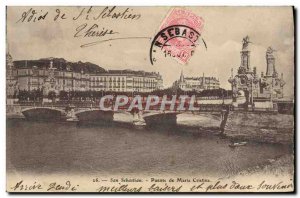 Postcard Old San Sebastian Puente de Maria Cristina