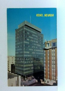 Reno Nevada NV First National Bank Of Nevada Home Office Postcard 