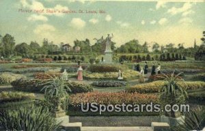 Flower Beds, Shaw's Garden in St. Louis, Missouri