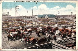 Postcard FARM SCENE Chicago Illinois IL AI2434