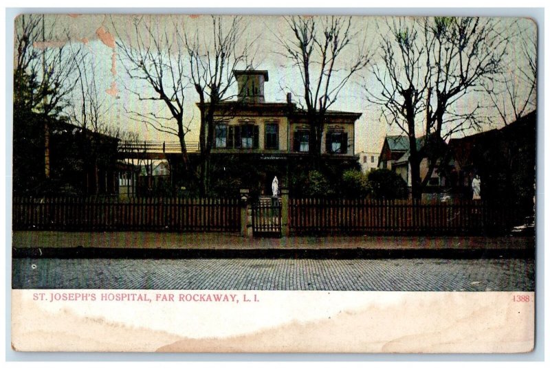 c1910's St. Joseph Hospital Far Rockaway Long Island Unposted Vintage Postcard