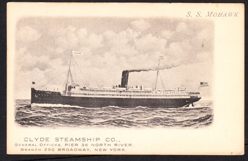 Clyde Steamship Co - S.S. Mohawk - 1909