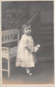 Little girl with doll Child, People Photo Unused 