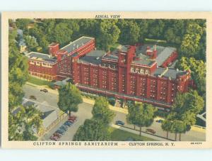 Unused Linen SANITARIUM Adirondacks - Clifton Springs New York NY G1050