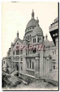 Old Postcard Paris Montmartre Sacre Coeur