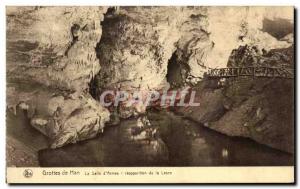Old Postcard Han Caves The room d & # 39Armes reappearance of the Lesse