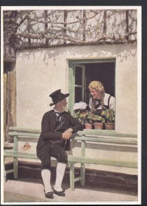 Austria Costumes Postcard - Tiroler Landestrachten - Auberfern   B2550