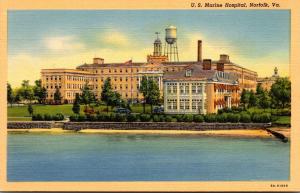 Virginia Norfolk U S Marine Hospital Curteich