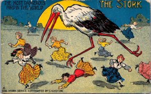 Birth With Stork 1910