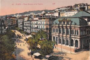 BR45741 Place Breson et le theatre Alger Cap algeria