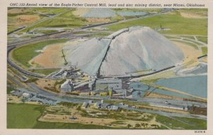 Eagle Picher Central Mill Mining Miami OK Aerial View Pb Zn c1920s postcard H192 