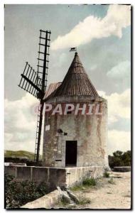 Postcard Modern Windmill Fontvieille The Daudet Mill