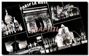 Old Postcard Moulin Rouge, Sacre Coeur Paris Notre Dame