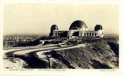 Real photo, Griffith Observatory - Los Angeles, CA