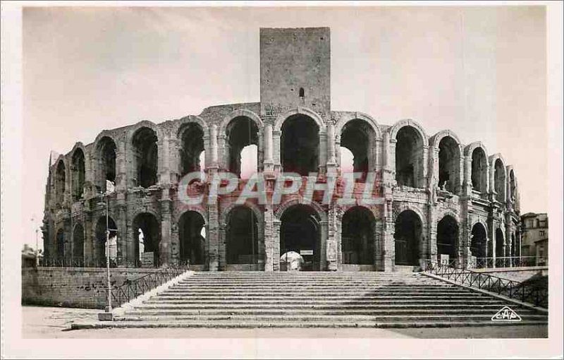 Postcard Ancient Roman Amphitheater Arles Exterior View