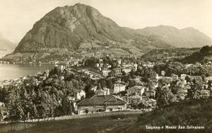 Switzerland - Lugano & Mt. San Salvatore  *RPPC