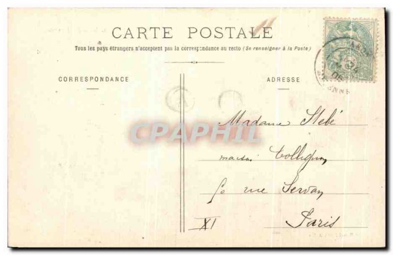 Old Postcard Chateau de Mayenne